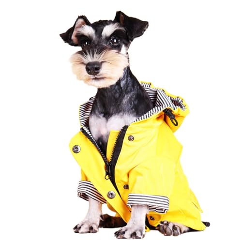 Wasserdichter warmer Hunde-Kapuzenpullover – weiche, atmungsaktive Jacke mit Taschen für Welpen und Katzen, waschbare Haustierbekleidung von BOSREROY