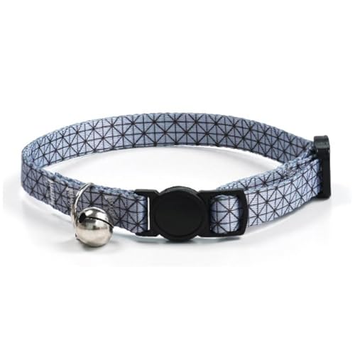 Bunt bedrucktes Halsband für Welpen, Halskette, verstellbares Halsband, Geschirr, niedliches Muster, Glocken, Z5b9, mit Zubehör, Haustier-Hundehalsband von BOWTONG