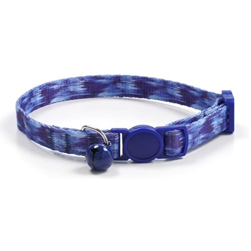 Bunt bedrucktes Halsband für Welpen, verstellbares Halsband, Geschirr, niedliches Muster, Halsband, Zubehör, Haustierglocken, Haustier mit N2p1 Hund von BOWTONG