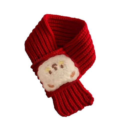 Weihnachtlicher Strickschal, niedlicher Schal, Haustier-Halstuch, Haustier-Accessoire, wärmendes Kostüm, Welpen von BOWTONG