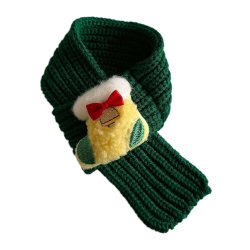 Weihnachts-Strickschal, niedlicher Schal, Haustier-Halstuch, Haustier-Winter-Kostüm, Accessoire, Welpenwärmer von BOWTONG