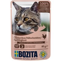 BOZITA Häppchen in Gelee 12x85g Hühnchenleber von BOZITA