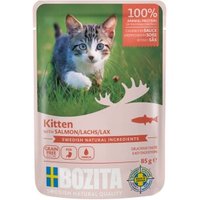 BOZITA Kitten Häppchen 12x85g Lachs von BOZITA