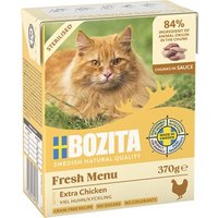 BOZITA Nassfutter Katze Sterilised Häppchen in Gelee mit Hirsch 6x370 g von BOZITA