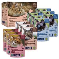 BOZITA Nassfutter für Katzen Adult Fleischmenü Multibox 12x85 g von BOZITA