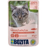 BOZITA Pouch Häppchen in Soße 12x85g Lachs von BOZITA