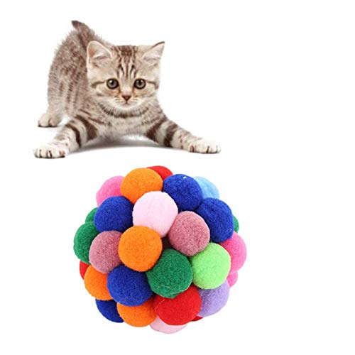 BOduShang Katzen Spielzeug Interaktives Spielzeug Katze Lustiges Cat Toys Niedlich Katzen Spielsachen for Kätzchen Und Katzen Haustiere Katzenübungen 7cm von BOduShang