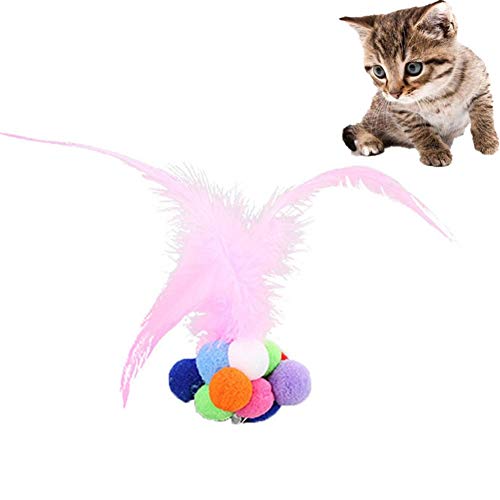 BOduShang Katzen Spielzeug Interaktives Spielzeug Katze Lustiges Cat Toys Niedlich Katzen Spielsachen for Kätzchen Und Katzen Haustiere Katzenübungen a von BOduShang