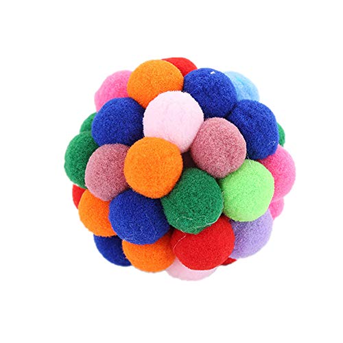 BOduShang Katzen Spielzeug Reich Und Bunt Spielzeug Katze Interaktives Cat Toys Lustiges Katzen Spielsachen Niedlich Kitten Spielzeug for Kätzchen Und Katzen Katzenübungen 5cm von BOduShang