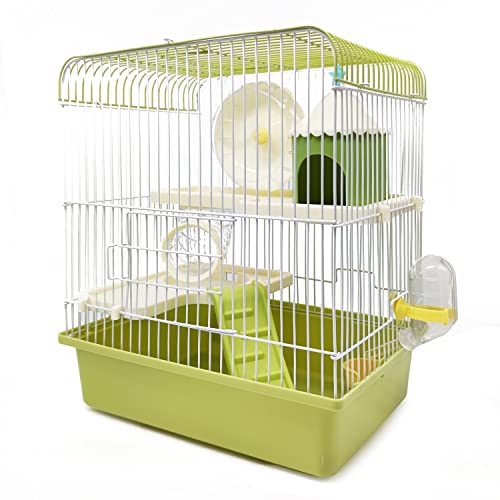 BPS BPS-1382 Hamsterkäfig mit Futternapf, Tränke, Tunnel, zufällige Farbe von BPS BUENA PET SHOP