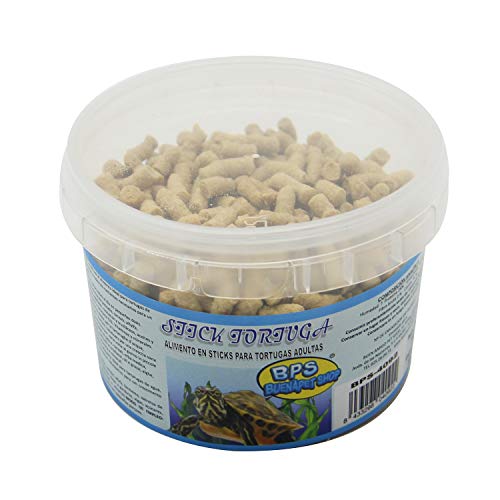 BPS Nahrung Nahrung für Schildkröten in Sticks für Wasserschildkrötenfutter 5 Verschiedene Modelle zur Auswahl (Futterstick 280 ml) BPS-4092 von BPS BUENA PET SHOP