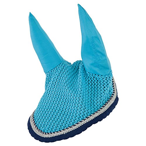 BR Fliegenhaube Fliegenohren Equestrian (Warmblut, Vivid Blue) von BR