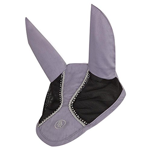 BR Fliegenhaube Ohrennetz Ohrenhaube Glamour Chic lavender grey Pony von BR