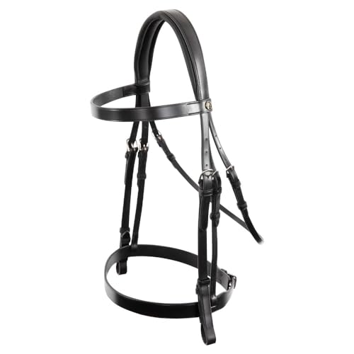 BR Hunter Trense Kempston Cob Schwarz/Silber von BR