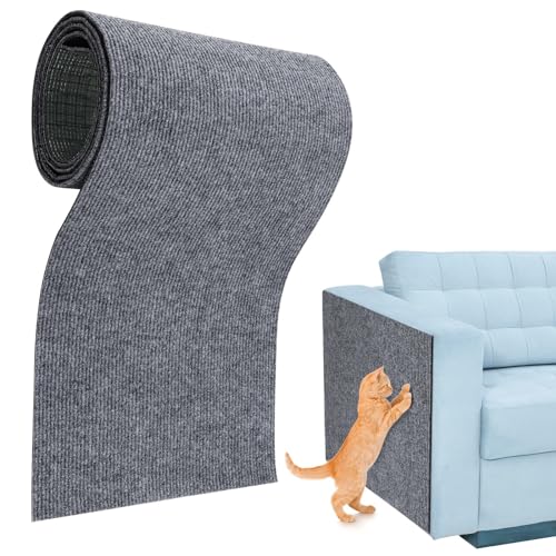 BREANIFULL Selbstklebend Kratzbretter Katze 30x200cm DIY Trimmbarer Teppich Matte Pad Katzenkratzbretter Katzenkratzbretter Kratzbrett Katze Katzenkratzmatte für Schützt Teppiche von BREANIFULL