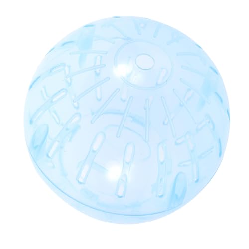 BRIGHTFUFU Hamster-laufballspielzeug Ratte Babyspielzeug Hamsterkäfig Hamsterröhren Menschlich Untertasse Futterspender Spielzeughamster Igel-übungsbälle Rad Hasen Plastik Sky-Blue von BRIGHTFUFU