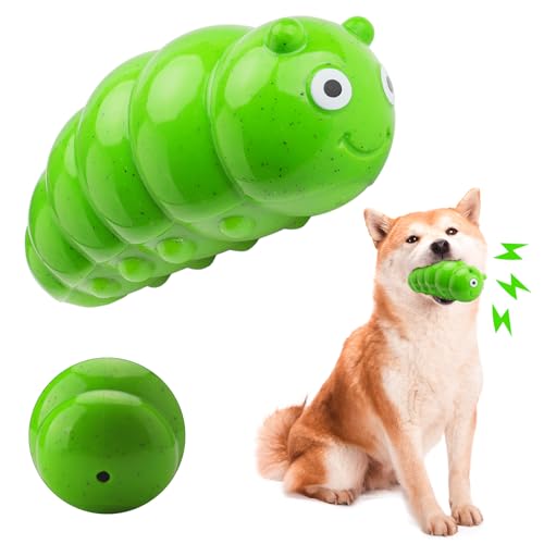 BRISKORE Unzerstörbar Quietschen Hundespielzeug für Aggressive Kauer,Hunde Kauspielzeug,Tough Durable Hundespielzeug,Lebensmittelqualität Material Hund Kauspielzeug,für mittelgroße und große Hunde von BRISKORE