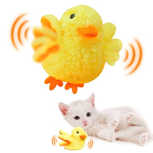 Interaktives Katzenspielzeug Elektrisches Katzenspielzeug Selbstbeschäftigung, Katzenminze Spielzeug Katzenspielzeug Interaktives Spielzeug für Katzen, Katzen Spielzeug Kitten Cat Toys for Indoor Cats von BRISKORE