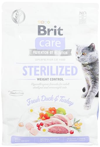 BRIT Care Grain Free Sterilized Weight Control mit Ente und Pute 2kg von Brit Care