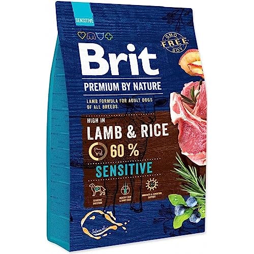 Brit Premium by Nature Sensitive Lamb Dry Dog Food Lamb Rice 3 kg von BRIT