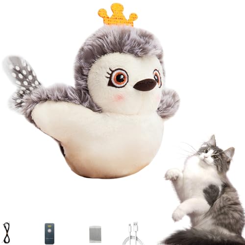 BROIEEN Piper Tomi Cat Toy, Pipertomi Cat Toy,Flapping Bird Cat Toy,Potaroma Cat Toys Flapping Bird,Interactive Cat Toy, Flappy Bird Cat Toy,Flying Cat Toys for Indoor Cats (1pc) von BROIEEN