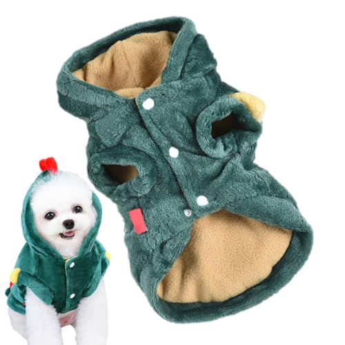 BROJAQ Dinosaurier-Hundekostüm,Dinosaurier-Kostüm Hund | Plüsch-Outfit für Dinosaurier-Cosplay-Haustier-Dino-Hoodies-Kleidung,Haustier-Dino-Kapuzenpullover, Hundekleidung, weiches, elastisches von BROJAQ