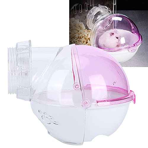 BROLEO Hamster-Badezimmer, langlebiges Zubehör für kleine Haustiere, für Hamster und Ratten (Rosa) von BROLEO