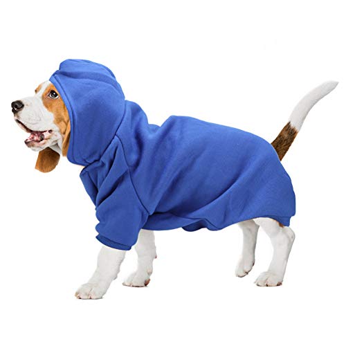 Hunde Hoodie Hunde-Sweatshirt, weiches und atmungsaktives Hunde-Sweatshirt für Hunde (XXL) von BROLEO