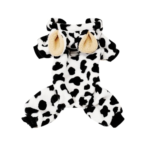 BRTNUP Warmer Hunde-Pyjama, Haustier-Einteiler für Hunde und Katzen, Operationsanzug für große, mittelgroße und kleine Hunde und Katzen (Weiß, XXL) von BRTNUP