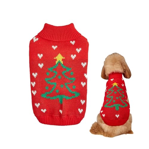 Hunde Weihnachtskleidung, Hundekleidung Hundekleidung Haustier, Warme Winterkleidung für Welpen und Katzen, Weihnachtsoutfit Weihnachtskostüm für Hunde Haustier-Partykostüm von BRTNUP