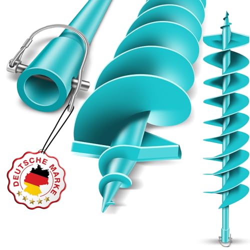 BRUNNENTAL ® Erdbohrer 150mm - Ideal Für Aushubarbeiten - Erdbohrer Hand - einfache Bedienung Robuste Bohrspitze 150 mm - Erdbohrer kaufen - Pfahlbohrer Brunnenbohrer von BRUNNENTAL