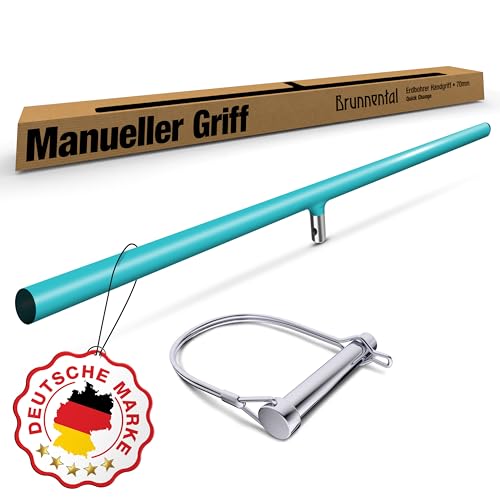 BRUNNENTAL ® Handgriff für Erdbohrer 70cm, Erdbohrer Hand extra Langer Griff für Brunnenbohrung und Brunnenbau von BRUNNENTAL