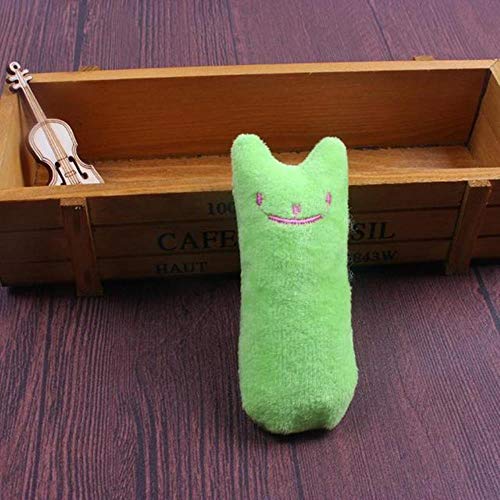 BSDIHRIWEJFHSIE 1PCS Zähne Schleifen Spielzeug Lustige interaktive Plüsch Katzenspielzeug Haustier Kätzchen ing Vocal Toy Claws Daumen Biss Katze Minze Katzen Spielzeug-Grün, China von BSDIHRIWEJFHSIE