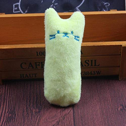 BSDIHRIWEJFHSIE 1PCS Zähne Schleifen Spielzeug Lustige interaktive Plüsch Katzenspielzeug Haustier Kätzchen ing Vocal Toy Claws Daumen Biss Katze Minze Katzen Spielzeug-gelb, China von BSDIHRIWEJFHSIE