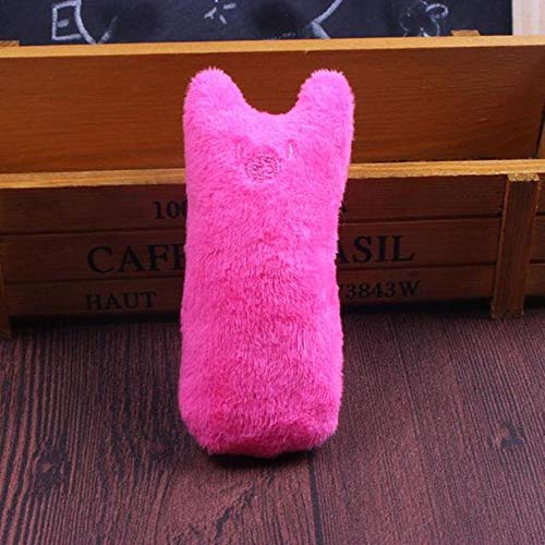 BSDIHRIWEJFHSIE 1PCS Zähne knirschen Spielzeug Lustige interaktive Plüsch Katzenspielzeug Haustier Kätzchen ing Vocal Toy Claws Daumen Biss Katze Minze Katzen Spielzeug-Pink, Frankreich von BSDIHRIWEJFHSIE