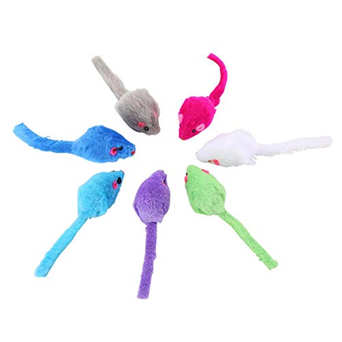 BSDIHRIWEJFHSIE Cat Interactive Toy Stick Federstab mit kleinen Glocke Mauskäfig Spielzeug Plastik künstliche Bunte Katze Teaser Toy Pet Supplies-04, zufällige Farbe, China von BSDIHRIWEJFHSIE