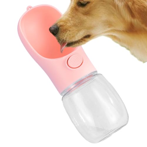 BSEID Tragbare Hundewasserflasche,Hundewasserflasche | 350 ml tragbarer Wasserspender für Haustiere - Auslaufsichere Haustier-Wasserflaschen für große Hunde, Wasserspender, Hunde-Wassernapf, von BSEID