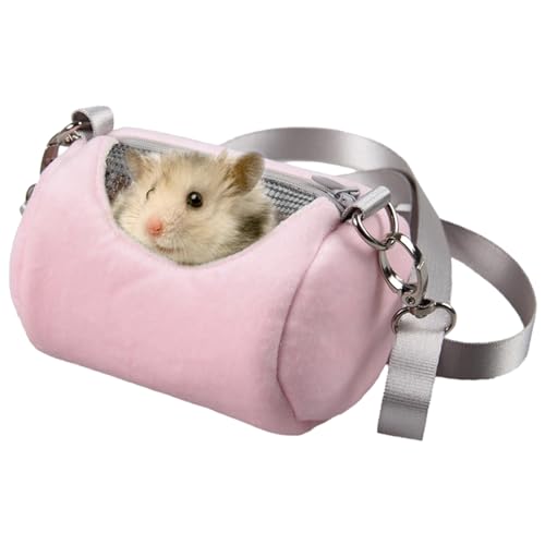 Kleine Haustier-Reisetasche, warme Plüsch-Katzentasche, tragbare Katzen-Transportbox, faltbare Haustier-Hunde-Tragebox, faltbare Hunde-Tragebox, Hamster-Tragetasche für Katze, Hunde, Eidechse, Vogel, von BSEID