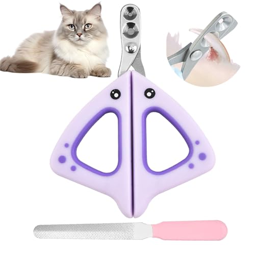 BSITSSS Krallenschere Katzen, Katzenkrallen Schneider, Krallenschere Kaninchen, Katzen Nagelschere Profi Katze Nagelknipser, Katzen Krallenschneider für Hunde Welpen Kaninchen und Kleintiere von BSITSSS