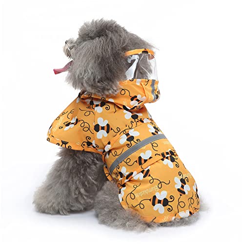 Hund Regenmantel Wasserdicht Hund Kapuze Reflektierende Hund Jacke Verstellbare Hund Regen Kleidung Regenmantel kleine mittlere große Hunde (XL) von BSTCAR