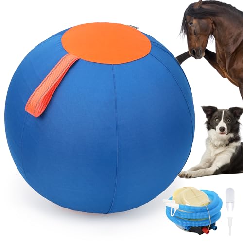 BT Bear Herding Ball für Hunde, Pferd, aufblasbarer großer Ball, Hundespielzeug für australischen Schäferhund, Corgis, Rinder, zweilagig, 45,7 cm von BT Bear