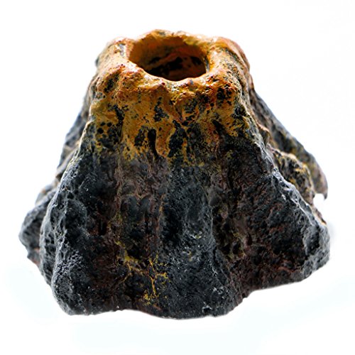 Aquarium-Luftstein, künstlicher Bergharz, Vulkanblasensteine, Dekoration, Ornamente, sicher für Süß- und Salzwasser von BTGHPI