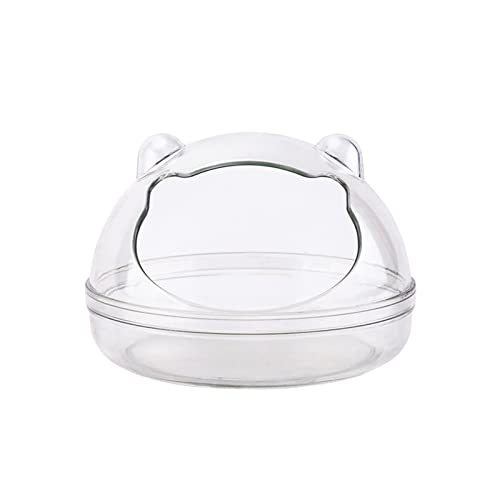 Hamster-Badewannen-Behälter, transparent, für Junior-Rennmäuse, leicht zu reinigen von BTGHPI