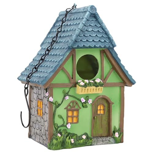 Kolibri Wellensittiche Nest Käfig Unterschlupf Ständer Nest Käfig Bemalte Verstecke Nest Käfig Outdoor Spielzeug für Kolibri von BTGHPI