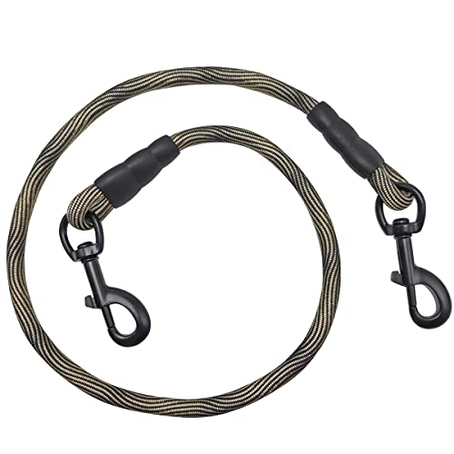 BTINESFUL 91 cm Lange Hunde-Spanngurt, Nylonseil, Kurze Hunde-Haltegurt für Indoor-Training, Sicherheitsfahrzeug-Haltegurt für große, mittelgroße und Starke Welpen von BTINESFUL