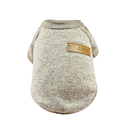 BTKNOO Freizeit Hundekleidung für kleine Hunde Hundepullover Hundekleidung für kleine Hunde Hoodies Winter warm Ropa Perro Grande Ubranko Dla Psa von BTKNOO