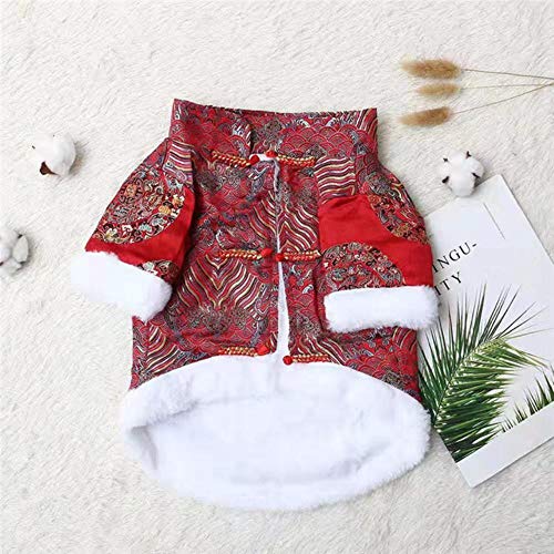 BTKNOO Pet Dog Kunstpelz Warmer Overall Mantel Tang Anzug Design Winterkleidung Pet Puppy Jacket Apparel von BTKNOO