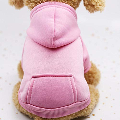 BTKNOO Verdicken Sie Hundekleidung Winter Welpen Hund Kostüm Mode Haustier Kleidung für kleine mittelgroße Hunde Hoodie Mantel Warm Cat Dogs Kostüm York von BTKNOO