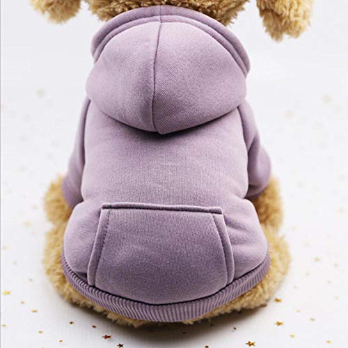 BTKNOO Verdicken Sie Hundekleidung Winter Welpen Hund Kostüm Mode Haustier Kleidung für kleine mittelgroße Hunde Hoodie Mantel Warm Cat Dogs Kostüm York von BTKNOO