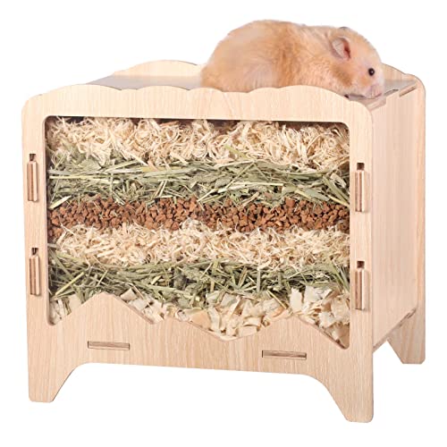 BUCATSTATE Hamster-Grabbox und Hamster-Sandbad Behälter für Hamster, Lemminge, Rennmäuse (groß) von BUCATSTATE